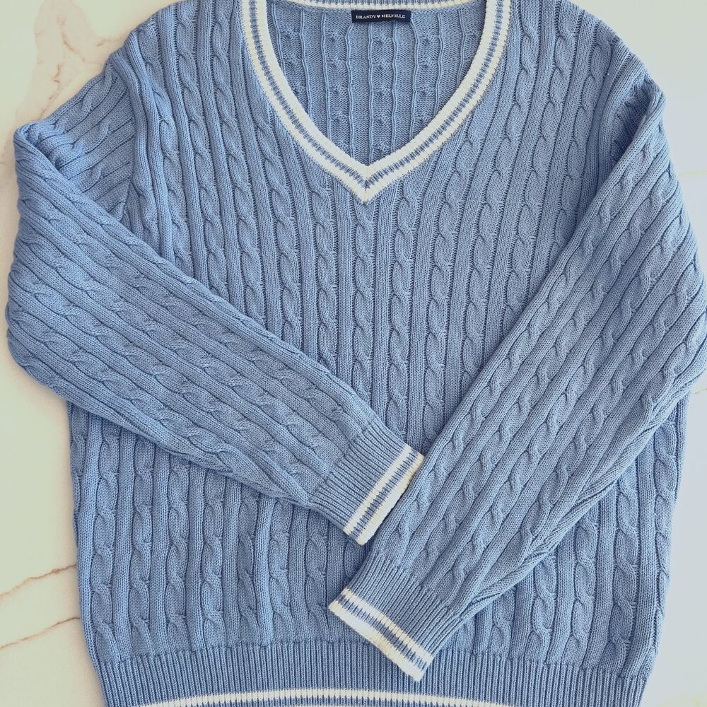 Brandy Melville light blue sweater